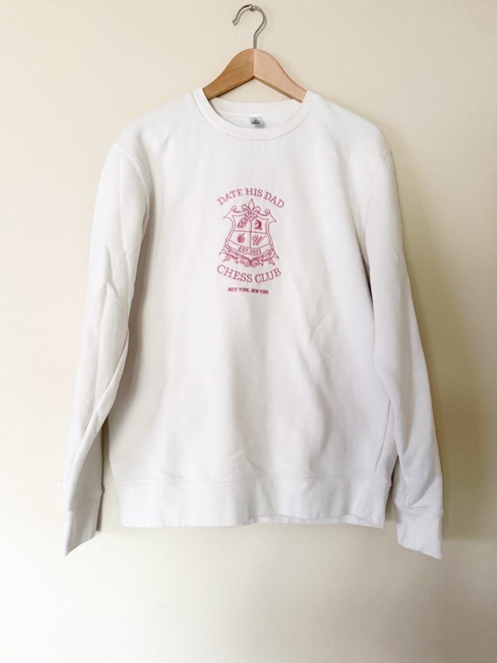 Real Housewives of NYC / Brynn Whitfield Cream Chess Club Sweater